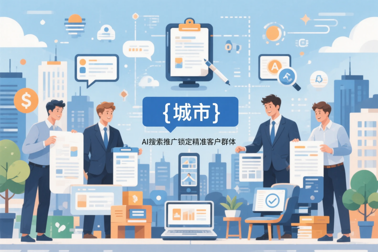 酒泉公司如何用AI搜索推广锁定精准客户群体