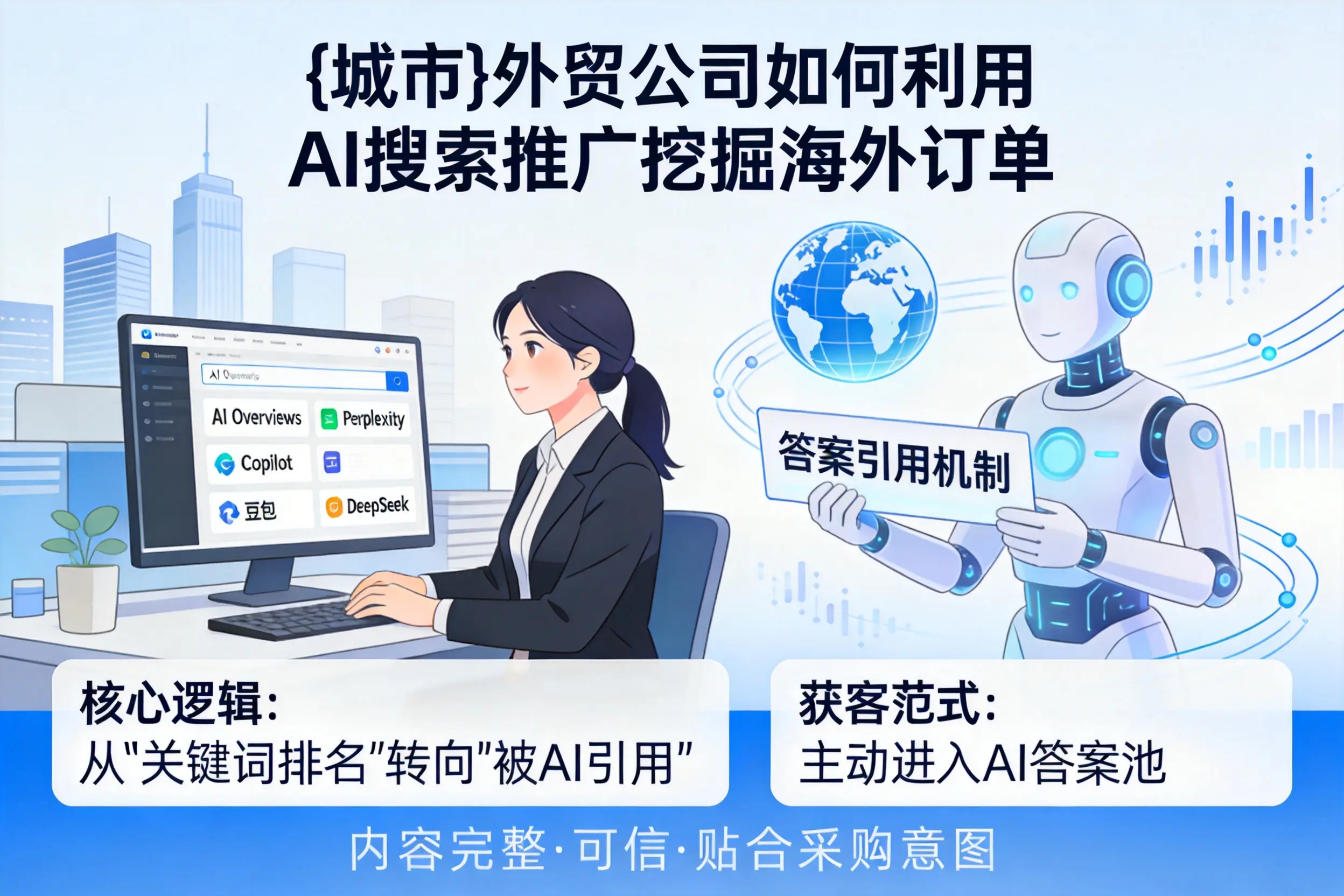 酒泉外贸公司如何利用AI搜索推广挖掘海外订单